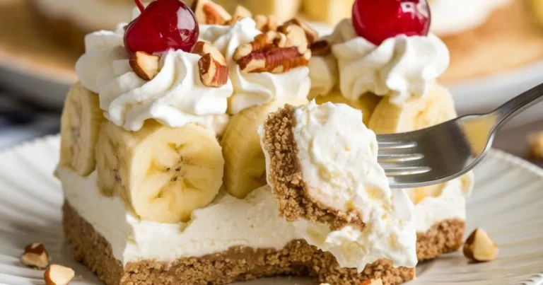 Best No-Bake Banana Split Cake Recipe