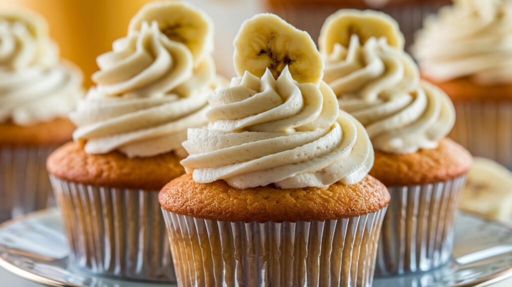 Banana Cupcakes with Cream Cheese Frosting